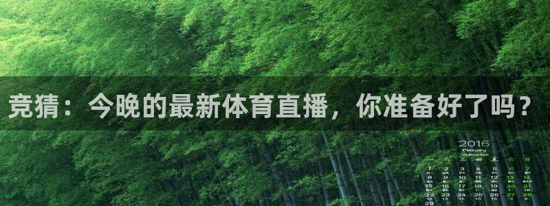 857体育：竞猜：今晚的最新体育直播，你准备好了吗？