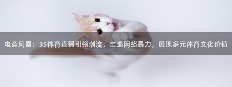857足球赛事直播：电竞风暴：35体育直播引领潮流，击退网络暴力，展现多元体育文化价值
